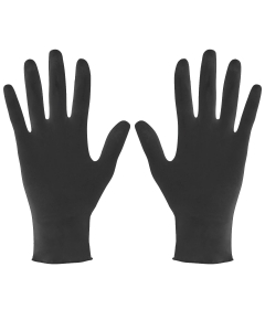 Перчатки однораз. Black Nitrile нитрил,неопудр, (мед. диагн.) р.S,M,L.XL. ц. за пару (х50)