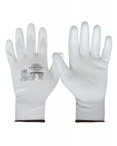 Перчатки Нейп Пол-Б (нейлон с полиуретаном, цвет белый)