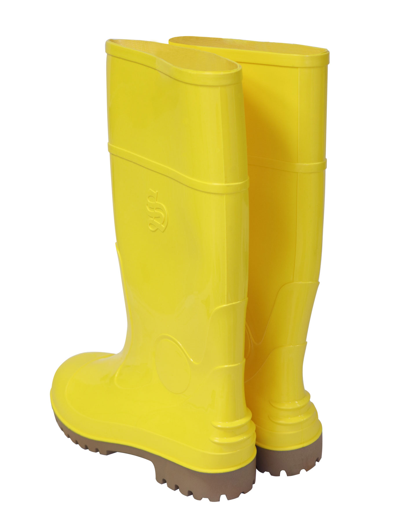 Сапоги ПВХ мужские желтые (НМС КЩС, мет.подносок, высота 38см)