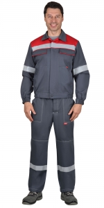 Костюм Мегион-РОСС куртка короткая, брюки из антистат. ткани с МВО